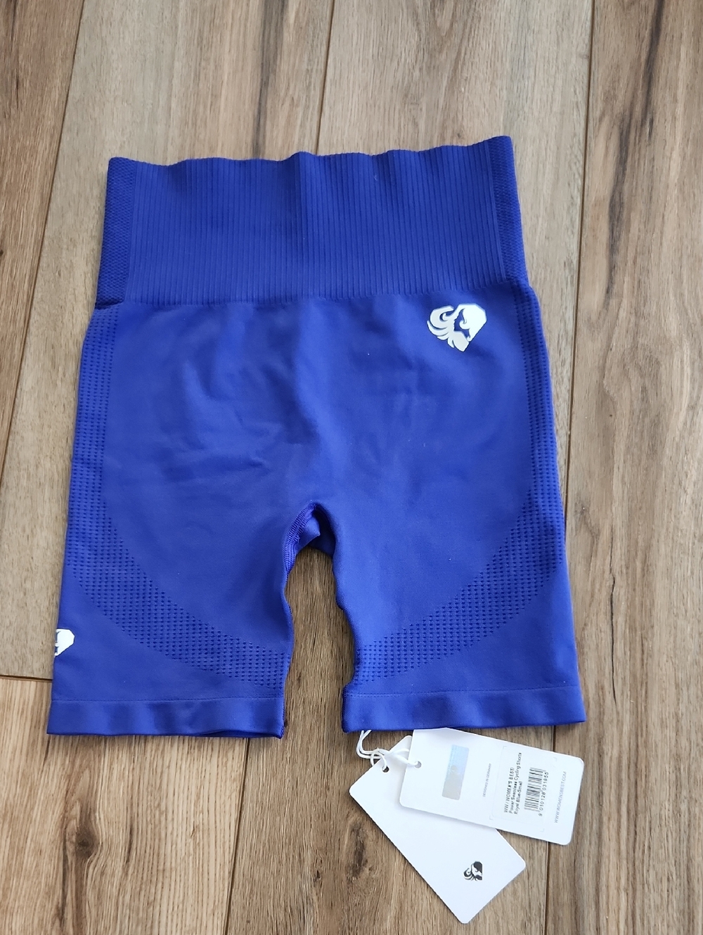 NWT Women's Best Cycling Performance Shorts Royal Blue Seamless Stretch Small